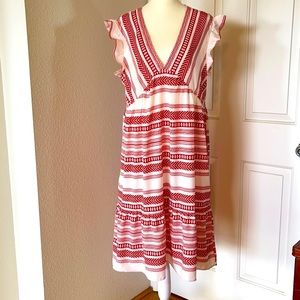Modern Print Sleeveless Dress